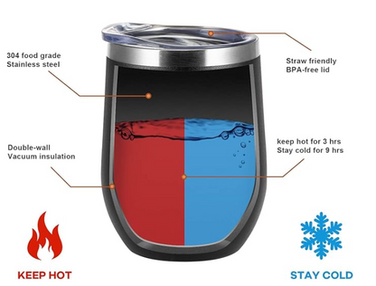 Custom Laser Engraved 12oz Tumbler