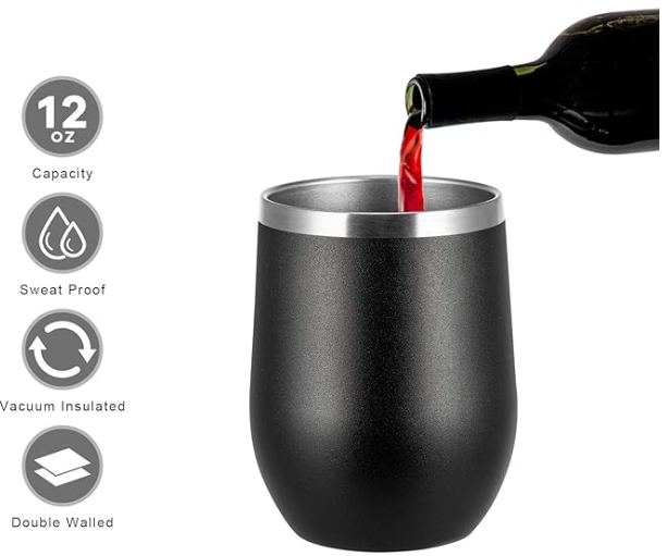 Custom Laser Engraved 12oz Tumbler