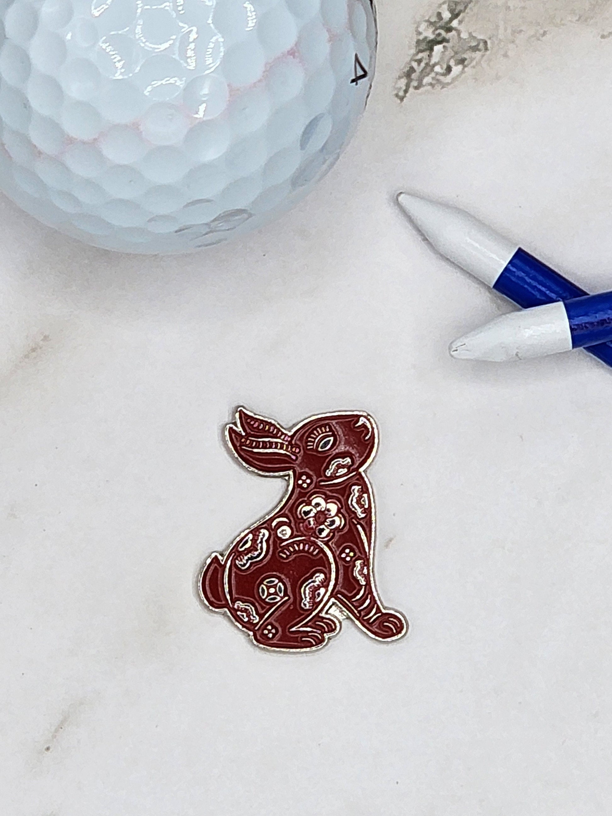 Golf Ball Marker | Year of the Rabbit 2023 | Limited Edition | Unique Golf Gift Ideas