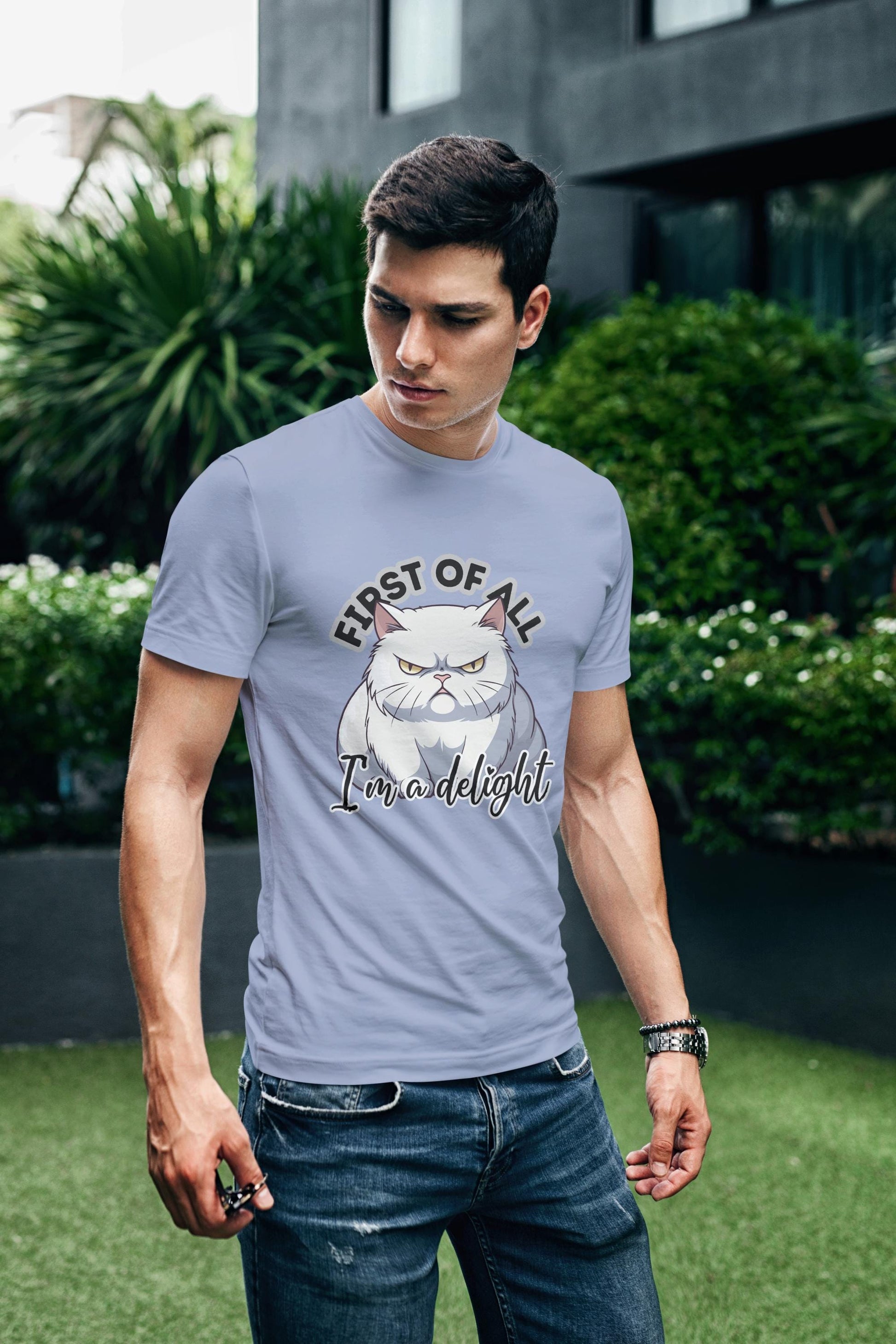 First of all, I'm a delight PNG/SVG for shirt printing | DTF | Downloadable File | Funny gift T-shirt