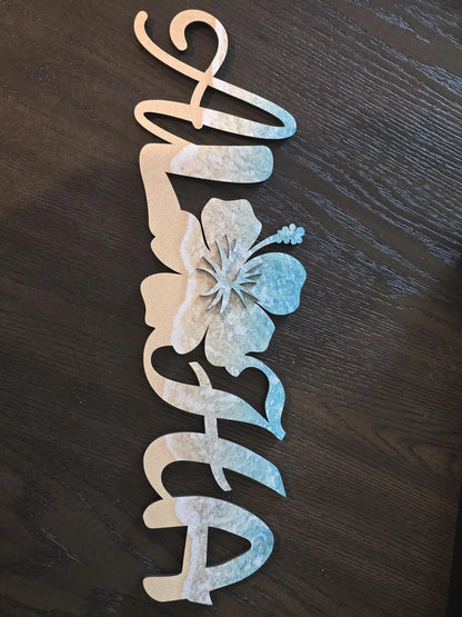 Aloha Hawaii Wall Art Sign - Riley's Treehouse