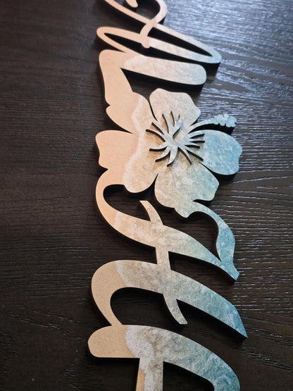 Aloha Hawaii Wall Art Sign - Riley's Treehouse