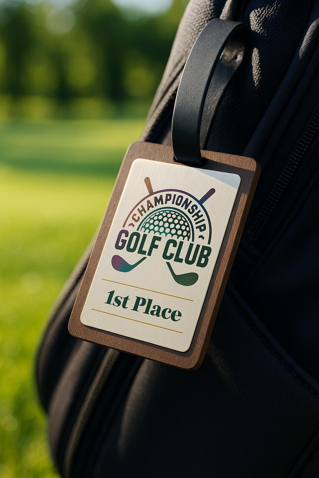 Custom Club Championship Name Bag Tag | Customizable | Golfer Gift Ideas | Golf Trophy