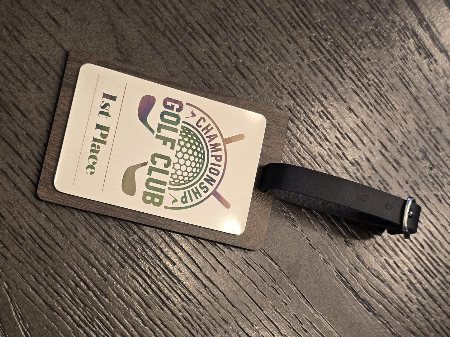 Custom Club Championship Name Bag Tag | Customizable | Golfer Gift Ideas | Golf Trophy