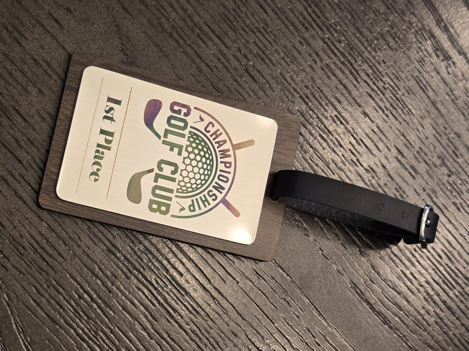 Custom Club Championship Name Bag Tag | Customizable | Golfer Gift Ideas | Golf Trophy