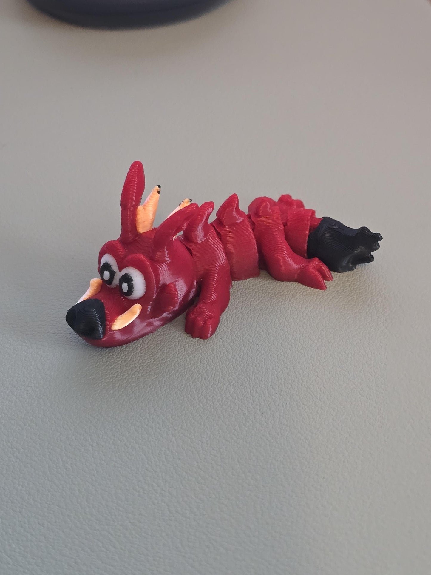 Pixie Dust Gift Ideas - 10 pack Small Articulated Dragon