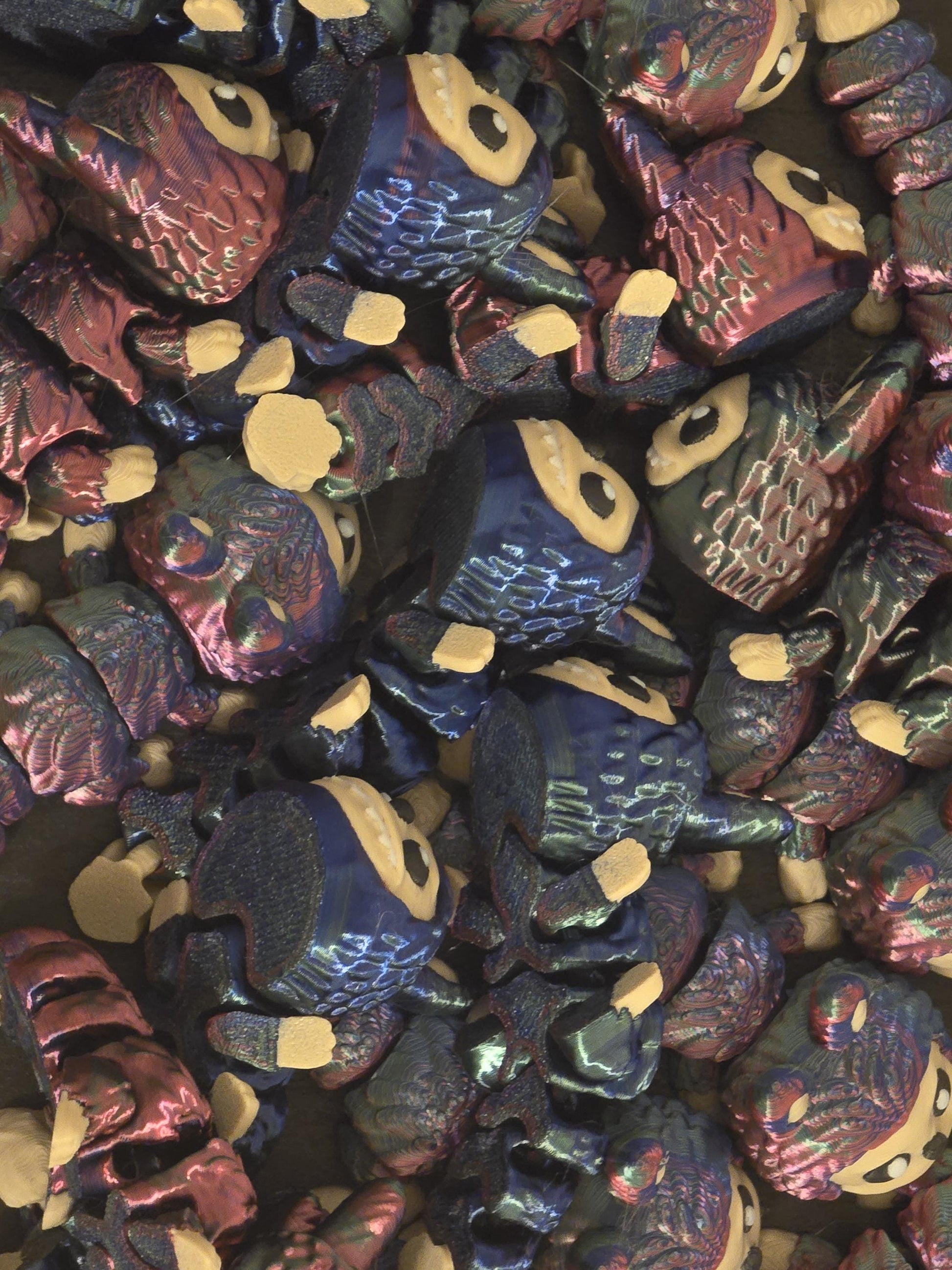 Pixie Dust Gift Ideas - 10 pack Small Articulated Little Monster Dragon