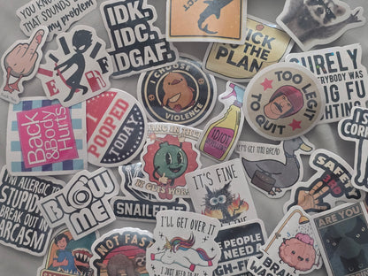 Snarky Sticker Dispenser