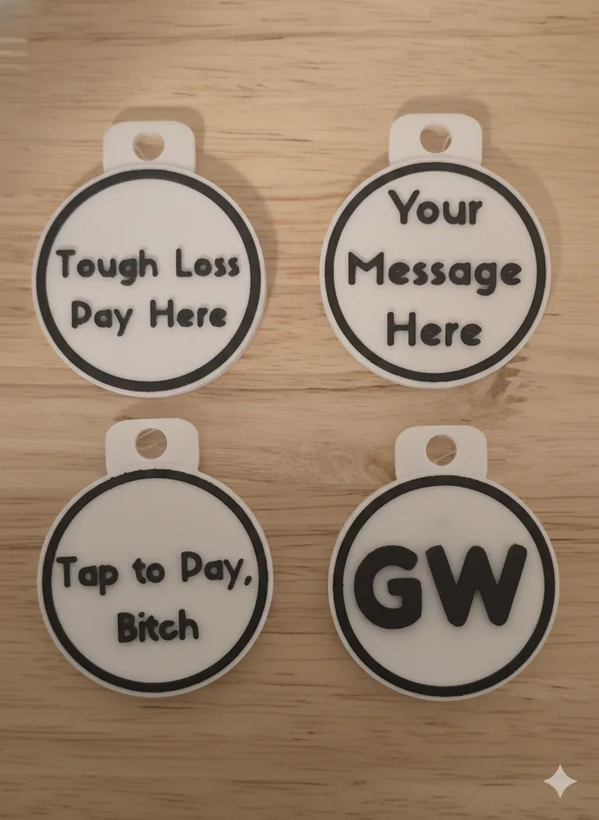 Tap to Pay Venmo Bag Tag - Plastic - Riley's Treehouse