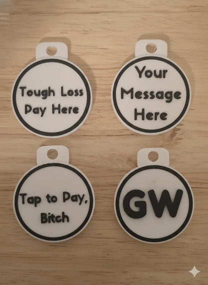 Tap to Pay Venmo Bag Tag - Plastic - Riley's Treehouse